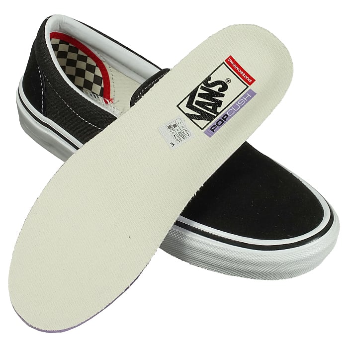 VANS SKATE SLIP-ON BLACK / WHITE ヴァンズ バンズ スケート