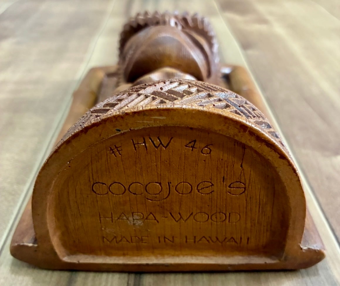 HAWAII製ヴィンテージ COCOJOE ココジョーTIKIブックエンド1968 | LONERS