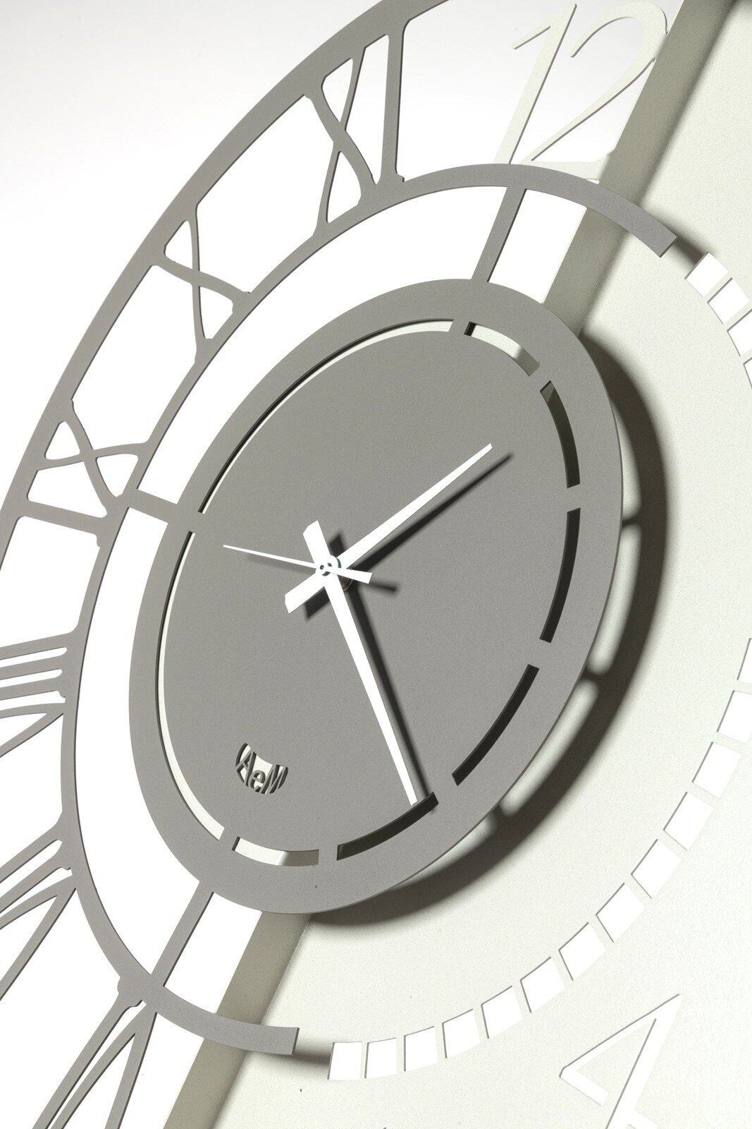 3625-C149 壁掛け時計 掛け時計 輸入時計 アイボリー グレー
