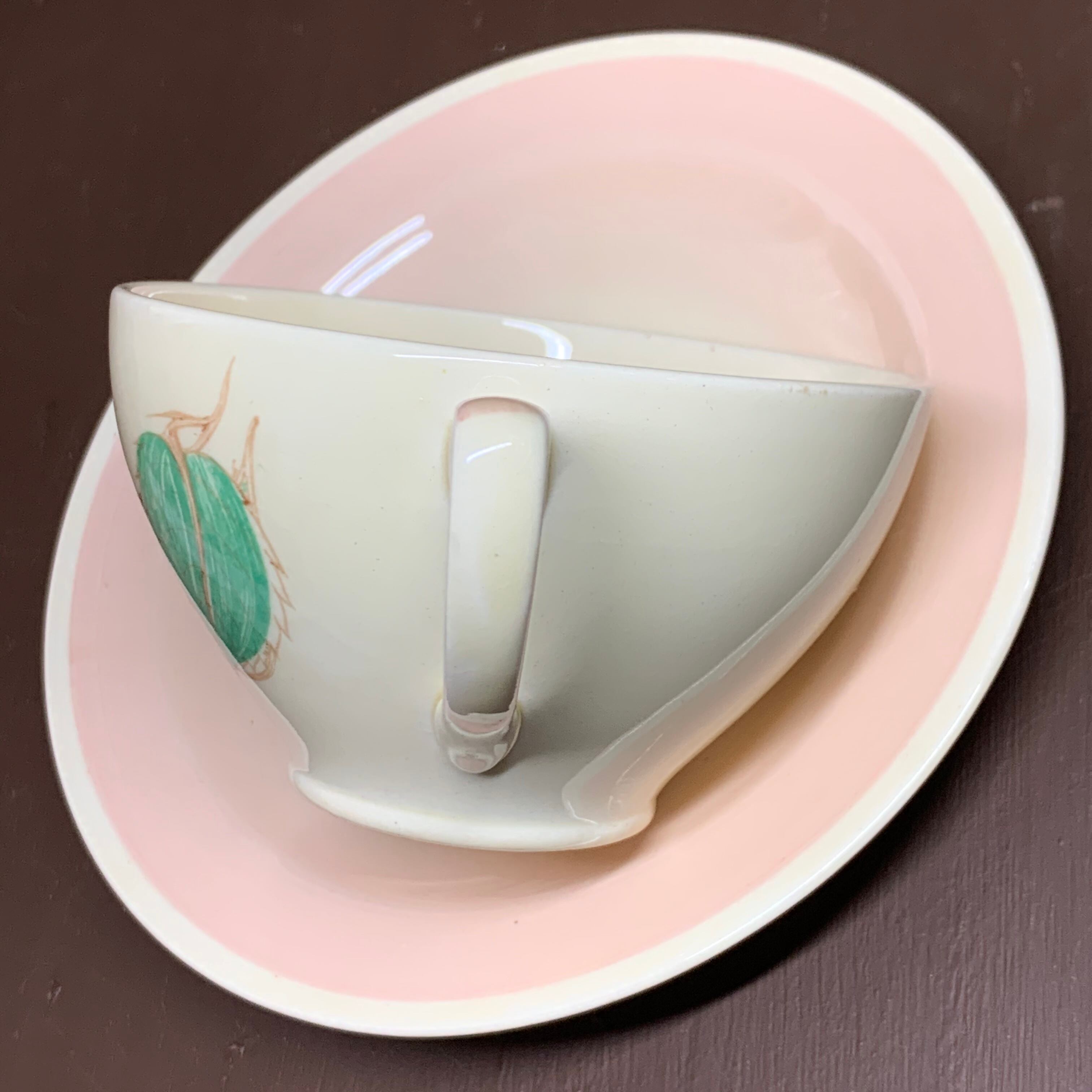 スージークーパー ピンクパトリシアローズ カップ&ソーサー 美品