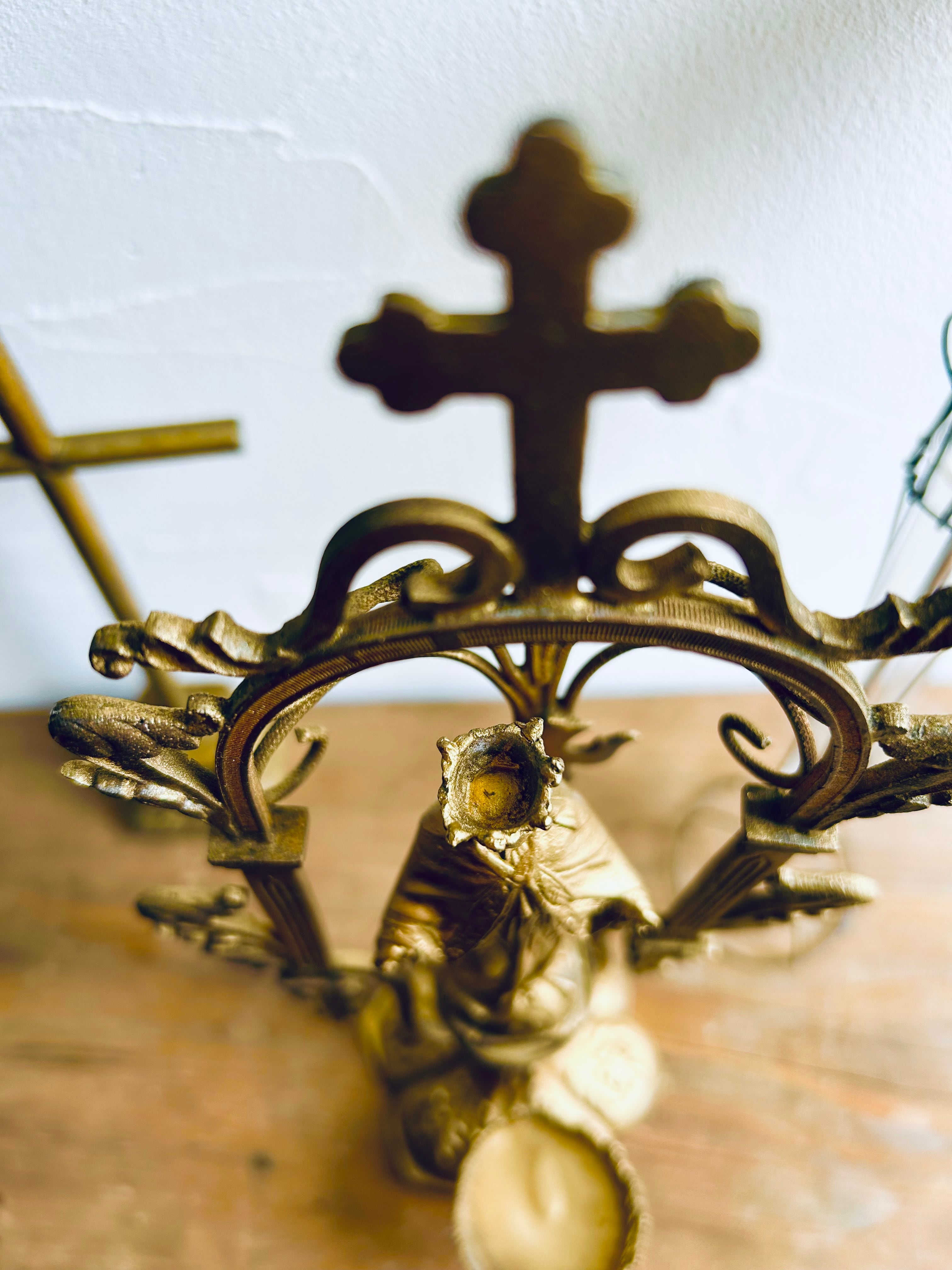 無原罪の聖母マリアのキャンドルホルダー | Fortuna マリア様と天使