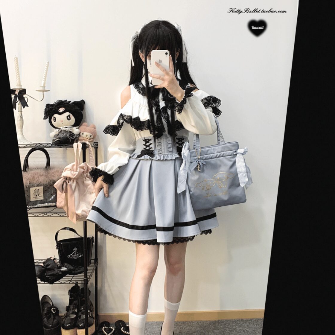 TRAVAS TOKYO ミニスカート くま 天使 地雷系 地雷系ファッション 姫かわミニスカート スカート|地雷系専門