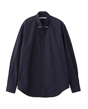 JOHN LAWRENCE SULLIVAN / BROADCLOTH PIN-HOLE COLLAR SHIRT WITH STUD PIN