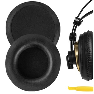 【新着特価】Geekria イヤーパッド QuickFit 互換性 パッド アーカーゲー AKG K 240/ 240S/ 240MKII K 241/ 270/ 271/ 271S/ 272/ 52/ 72/ 92/ 242/ 340/ 550/ 551/ 553S M220 ヘッドホンに対応 イヤパッド/イヤークッション/イヤーカップ (プロテインレザー/ブラック)