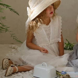 夏レースデザインワンピース