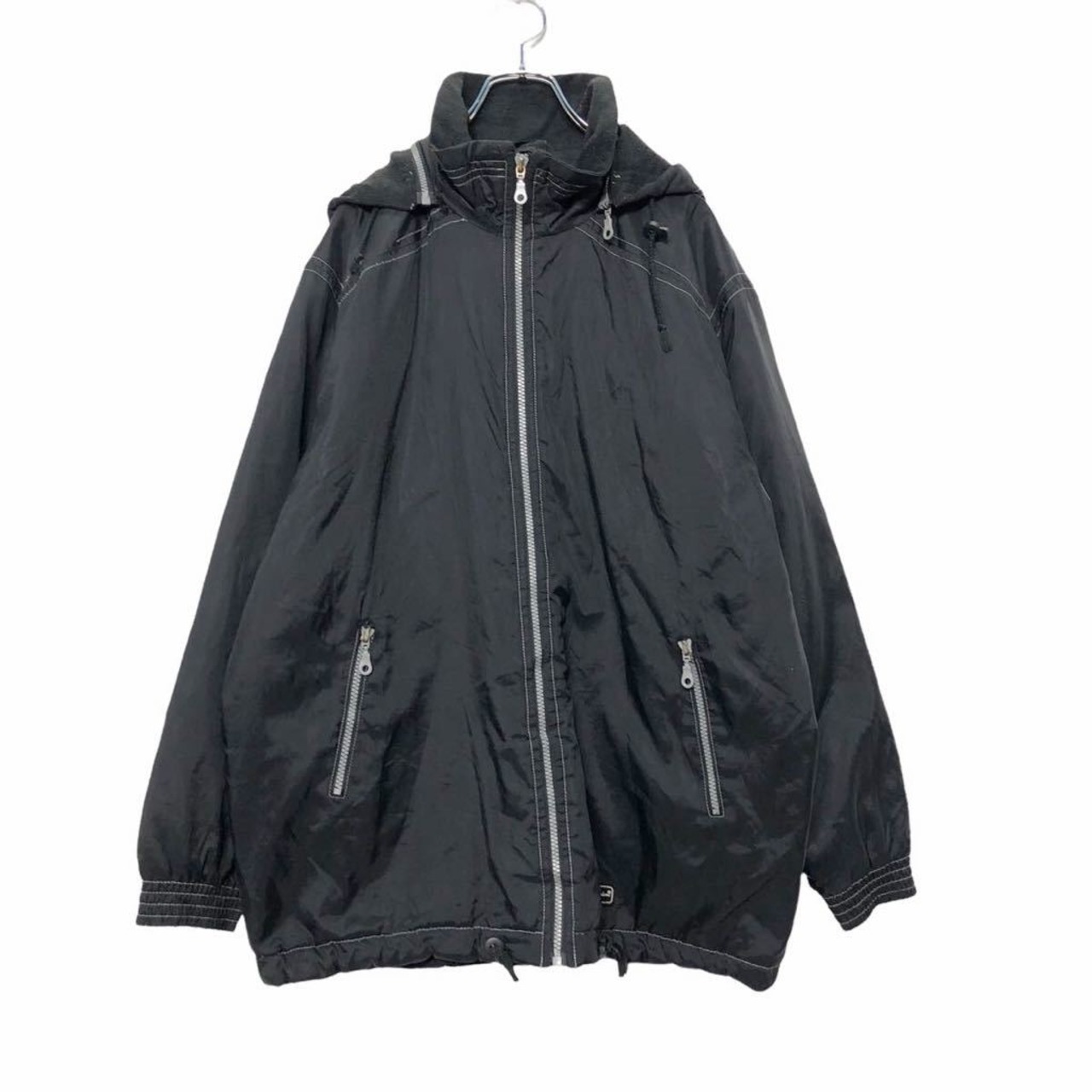 Champion フーディ ナイロンジャケット Sサイズ チャンピオン 裏 