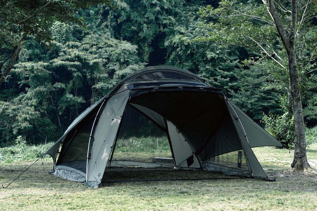 TOKYO CRAFTS テンビシェルター ブラック セット テンビ シェルターセット 黒・ブラック（3〜4人用テント