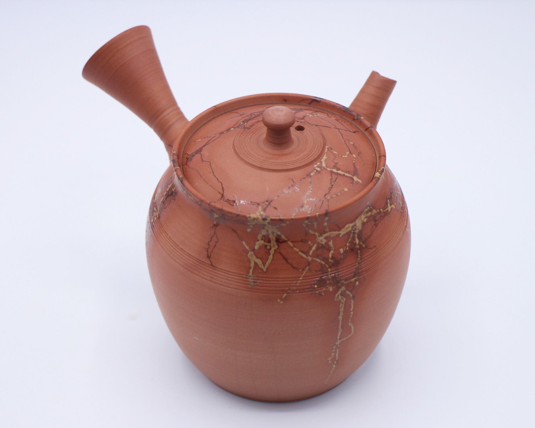 常滑焼急須作家 山田勇太郎 藻掛急須（朱泥） | TEA BUCKS