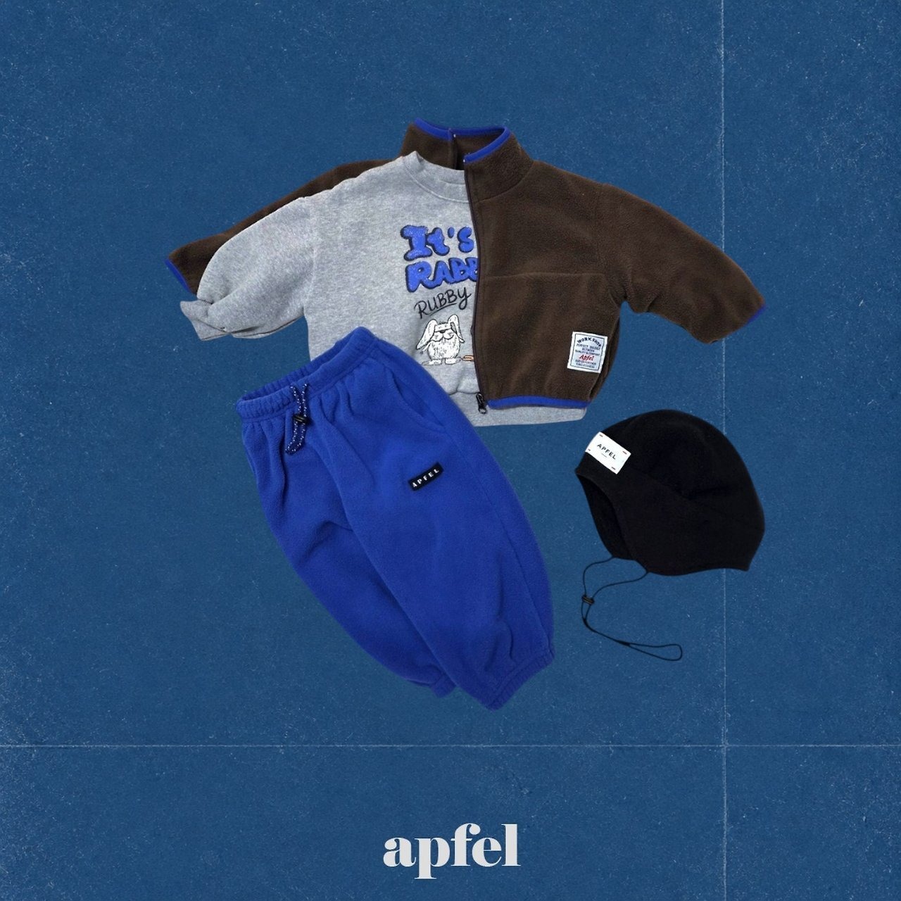 Apfel［取寄］jelly fleece zipup jacket 26winter