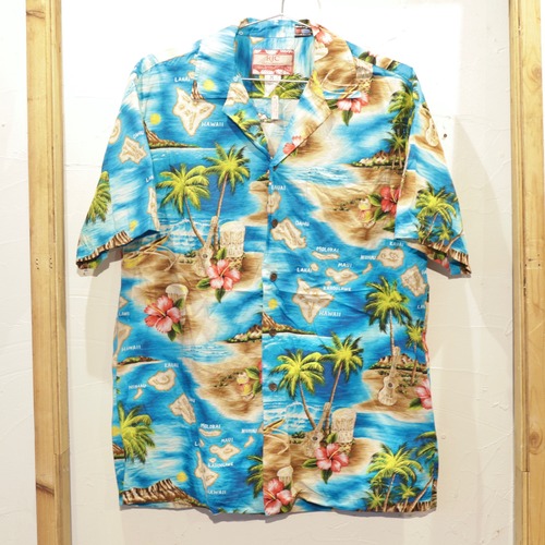 Landscape Aloha Shirt Blue