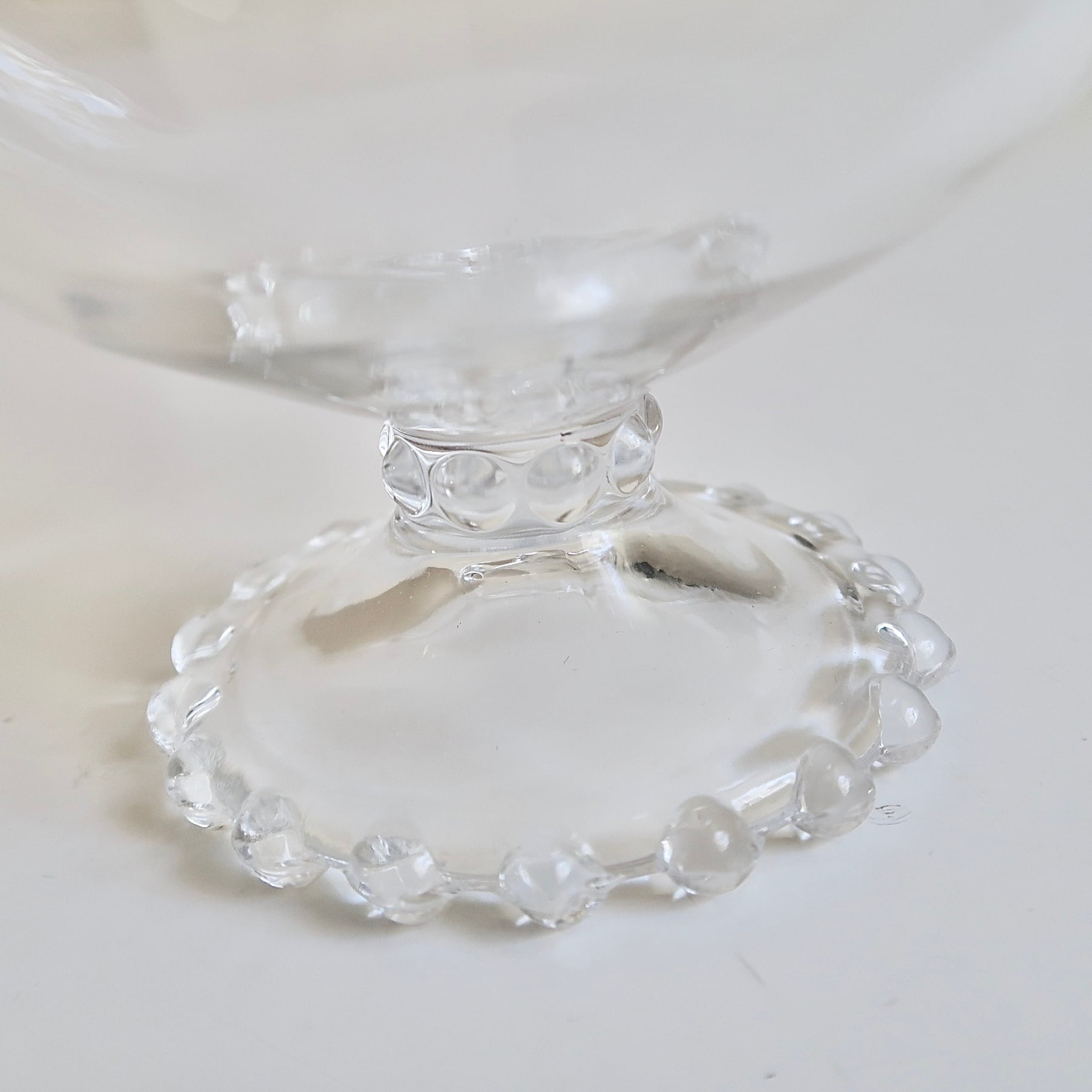 Glass compote / クリアドッド ガラスコンポート | BONNE CHANCE