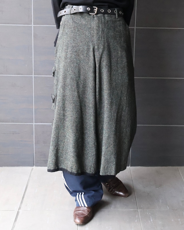 【AD2010 COMME des GARÇONS HOMME PLUS】coloring layered shorts