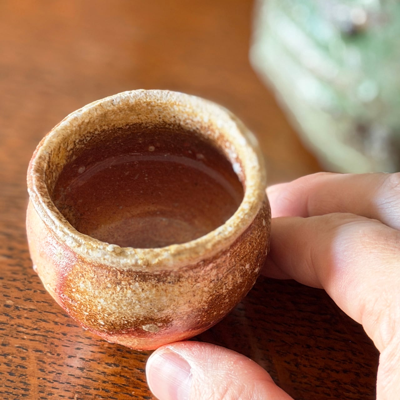 【 信楽 甕型ぐい吞み ※一品作 】■迫 能弘・よし工房 信楽焼