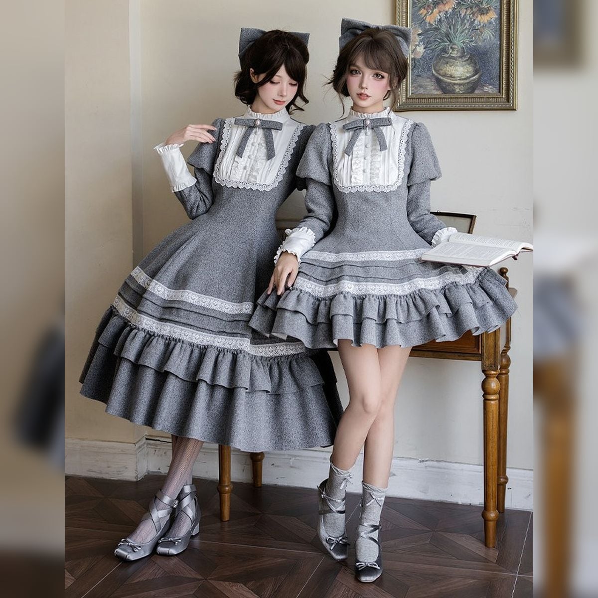 令嬢風ケープ付クラシカルドールドレス：ワンピースのみ | Maiden's Rêve