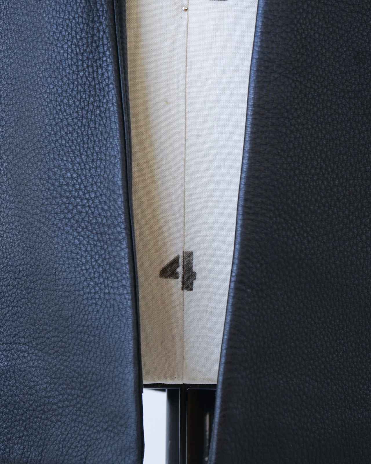 〈Hermès by martin margiela〉Vareuse leather jacket