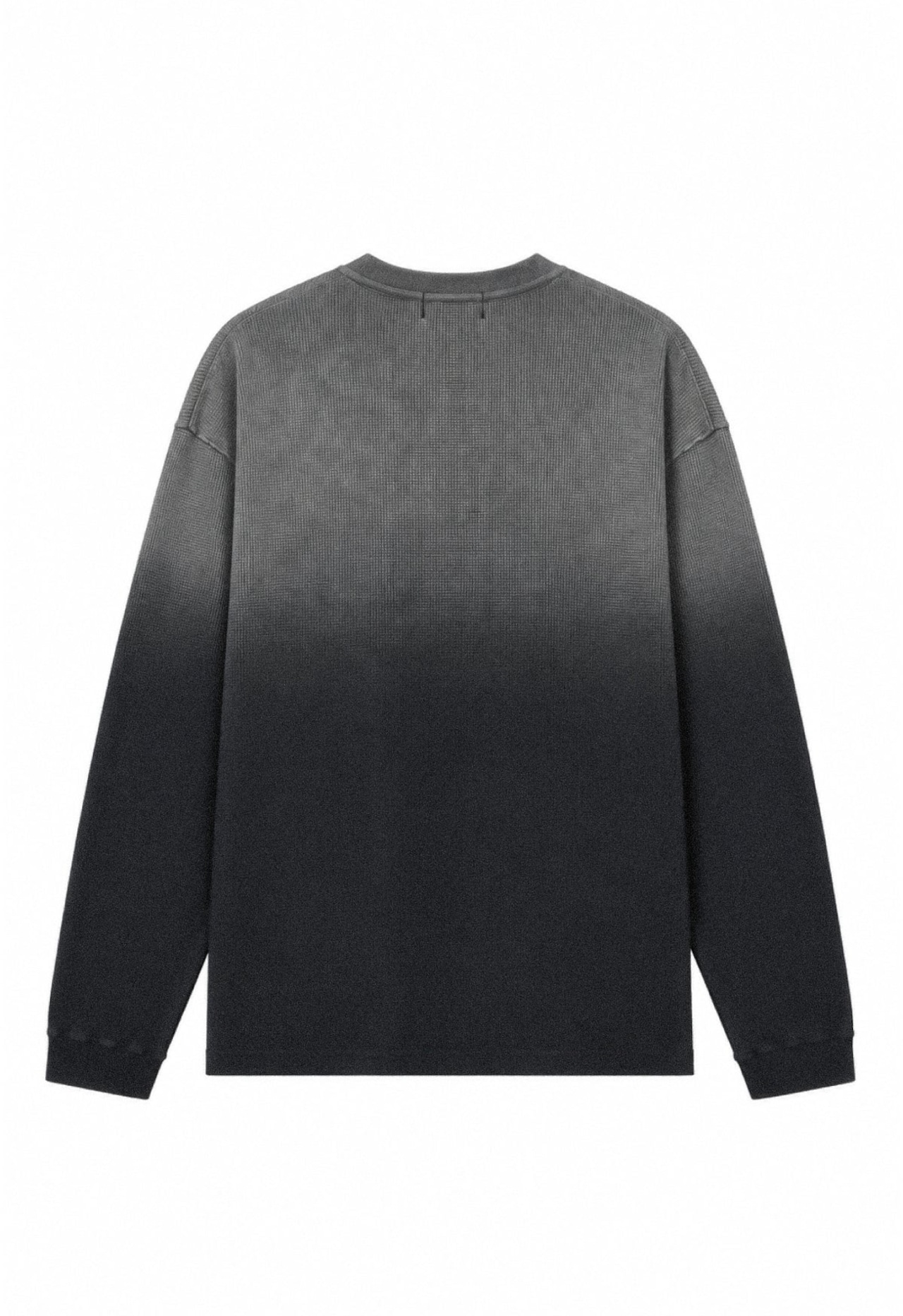 BREATH / BH waffle LS tee black