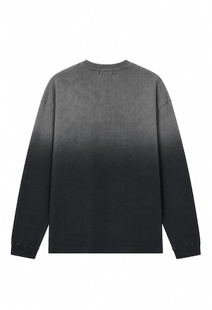 BREATH / BH waffle LS tee black