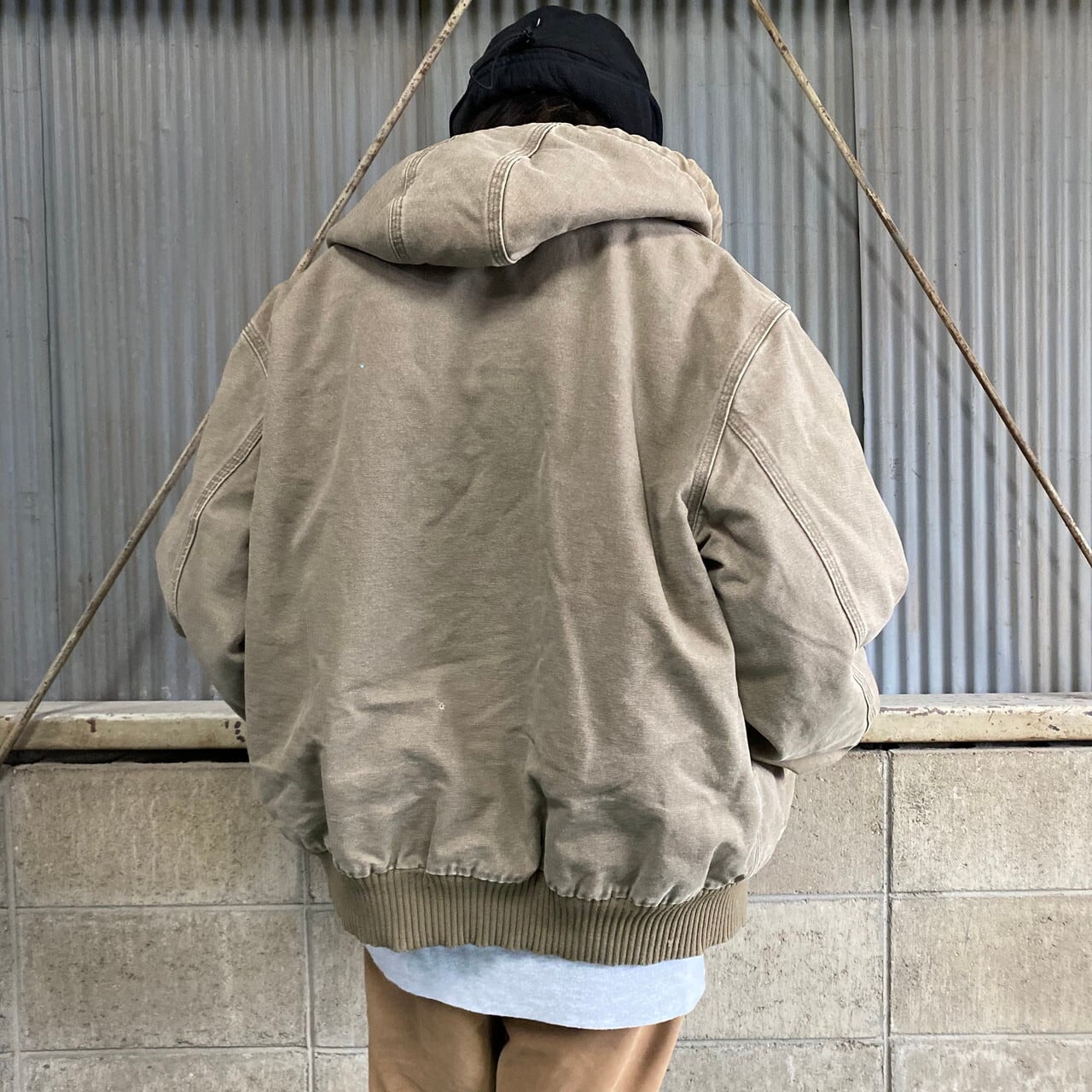 カーハート アクティブパーカー ダック地 ワークジャケット メンズXL