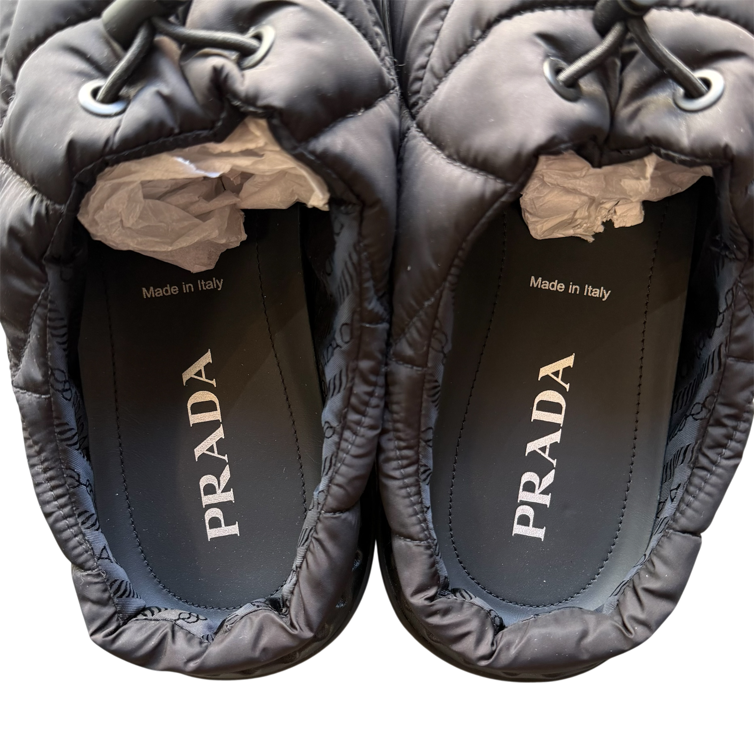 PRADA Quilted Re-nylon Slippers