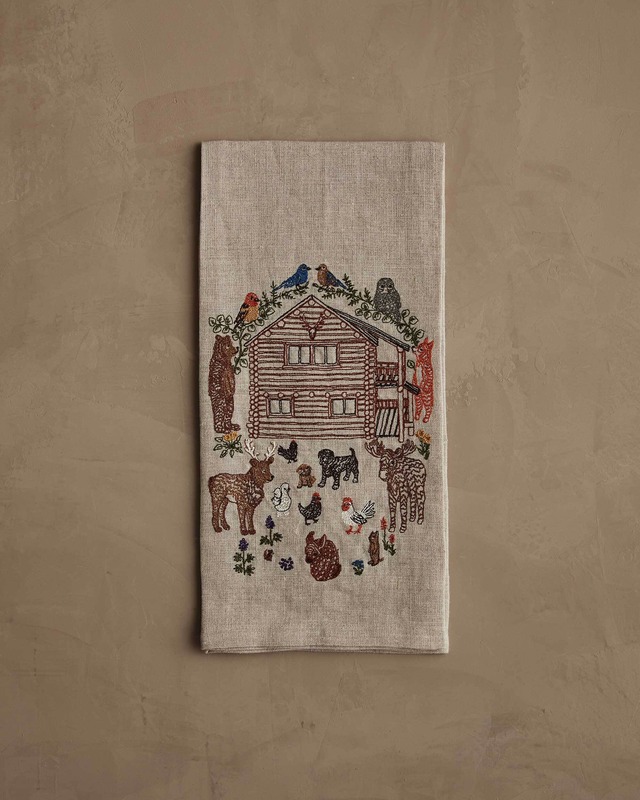 Coral&Tusk ティータオル Cabin Life