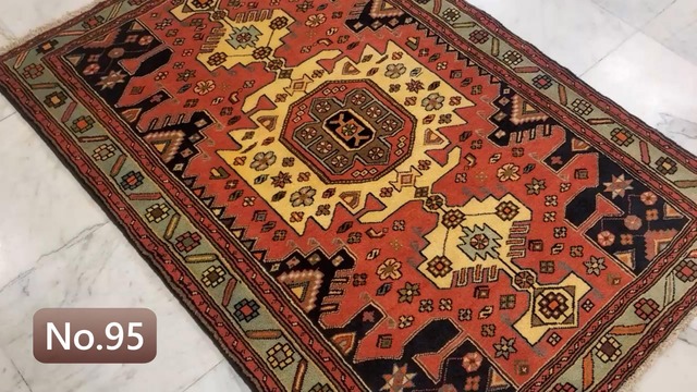 絨毯クエスト54 前編【No.95】※現在、こちらの商品はイランに置いてあります。ご希望の方は先ずは在庫のご確認をお願いします。