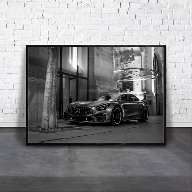 Mercedes AMG GT【アートポスター専門店 Aroma of Paris】[AP-000366]