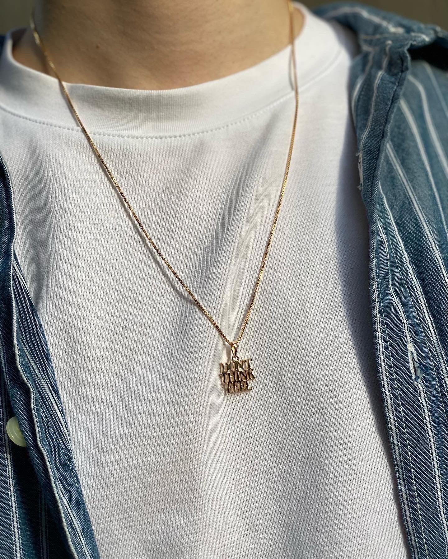 DON'T THINK FEEL Necklace / Silver925 シルバーネックレス/ IN-PUT