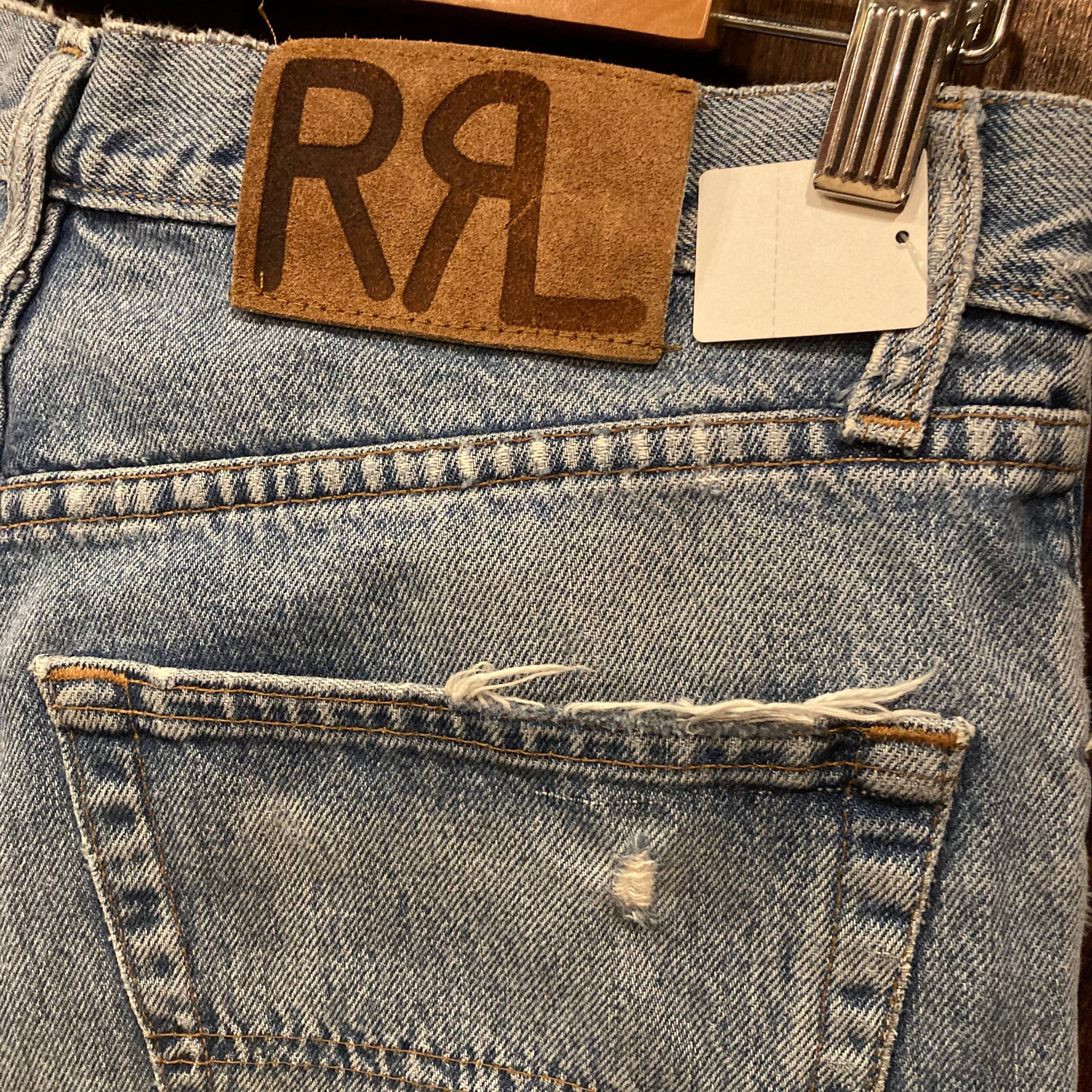 RRL ラルフローレン ダブルアールエル 90s デニムパンツ ダメージ