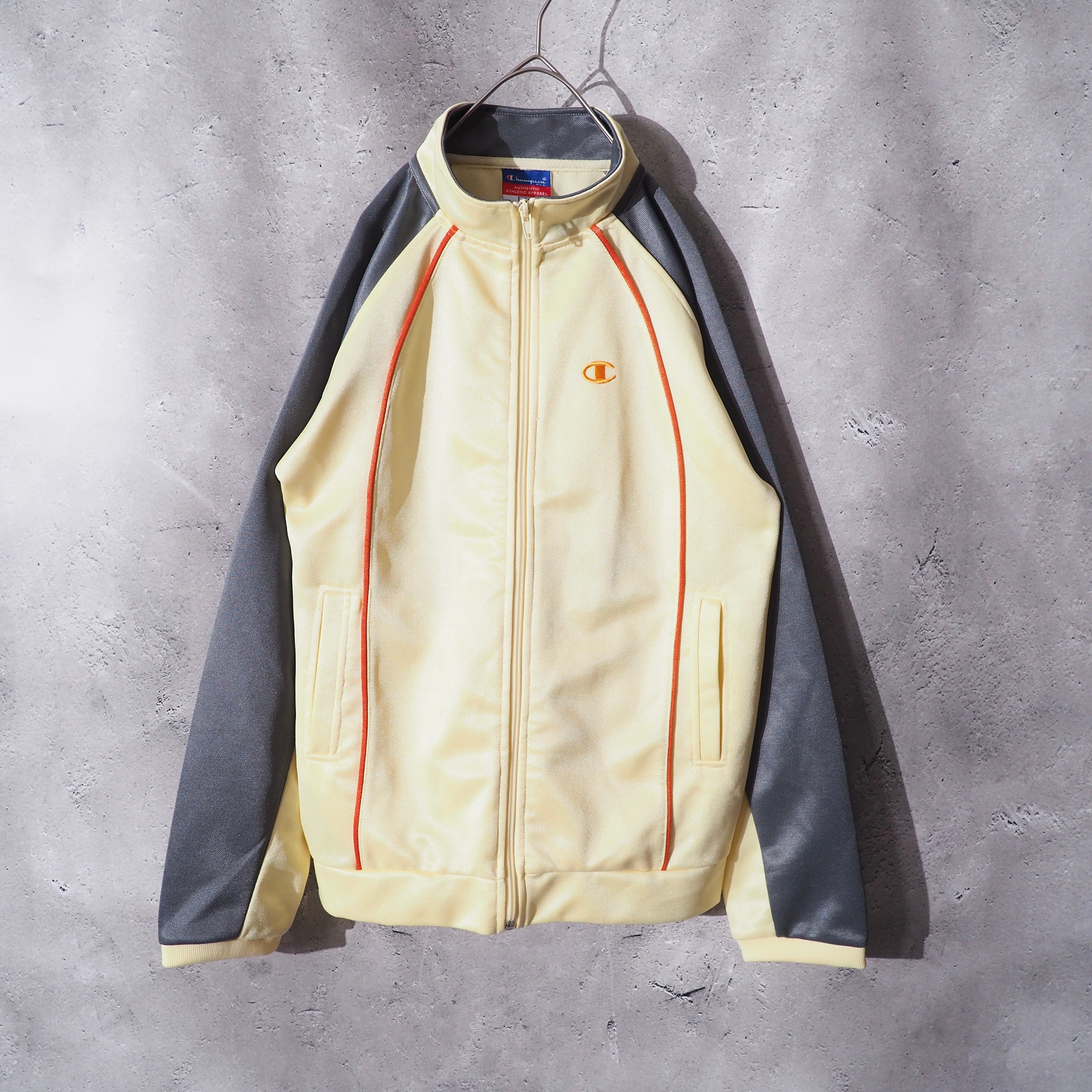 2000s " Champion " Light lemon yellow color Track jacket