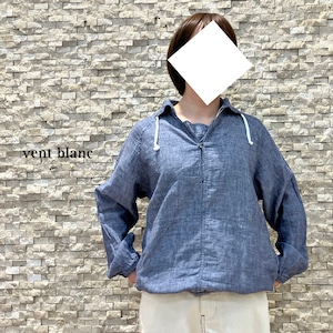 【vent blanc】ダブルガーゼアノラックシャツ(VB251316)