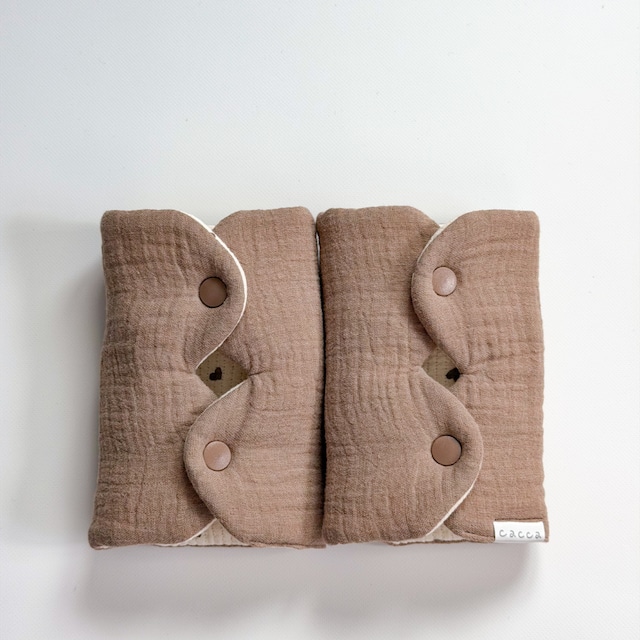 « 再販なし »ふわくもサッキングパッド( triple nubi heart ) / 抱っこ紐カバー sucking pad 韓国生地 ハンドメイド handmade