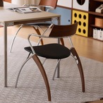 チェア 椅子 デザイナーズ ダイニングチェア デスクチェア 無垢材 レトロ アームチェア 背もたれ付き カフェ風 接客 商談 おしゃれ モダン レトロ 可愛い ホテルライク