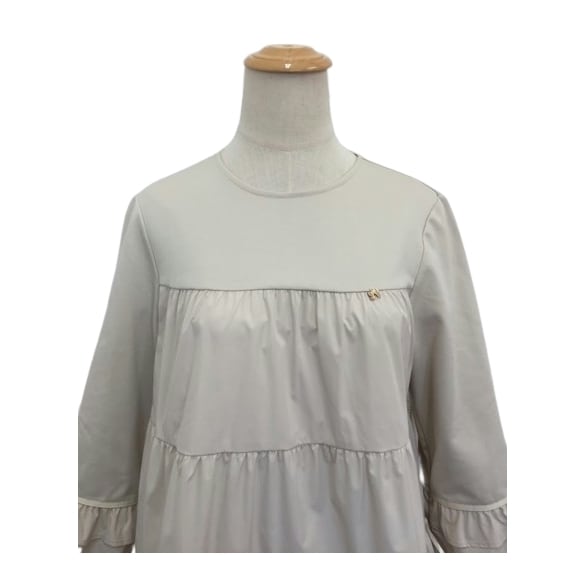 【美品】Super Beautyスーパービューティ ニットティアードチュニックL Super Beauty セール 50％OFF スーパービューティー チュニック