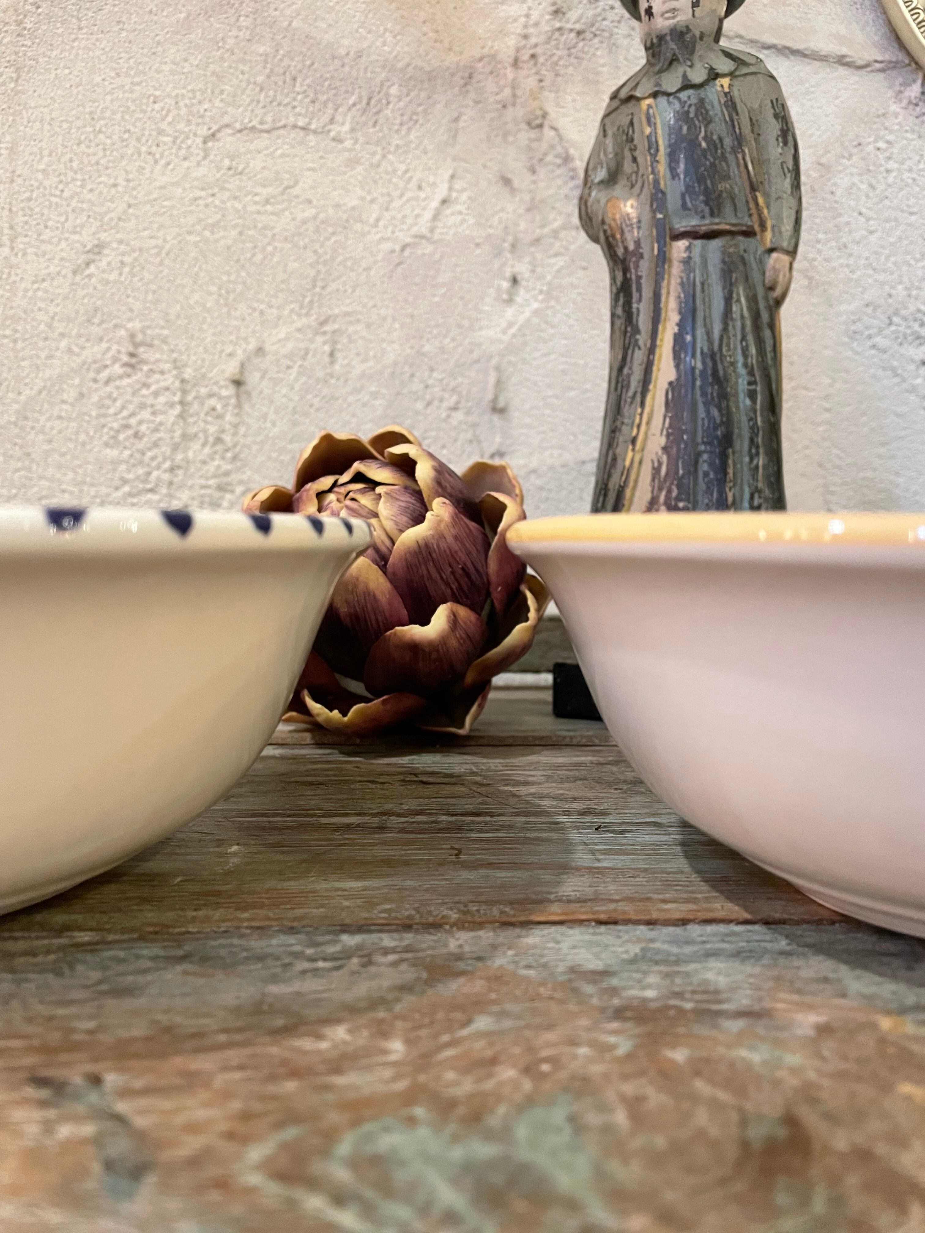 チュニジア SLAMA陶器 手描きボウル Φ15cm | plusgardensshop