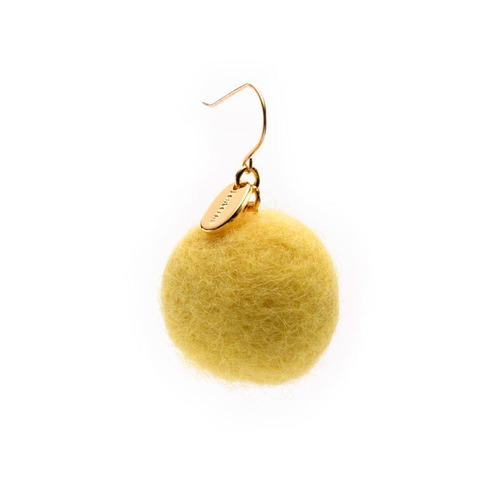 Felt Ball Hook - Yellow