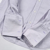 Ermenegildo Zegna エルメネジルドゼニア 総柄 長袖 ワイシャツ ドレスシャツ サイズ 42 16 1/2 /ラベンダー系 メンズ