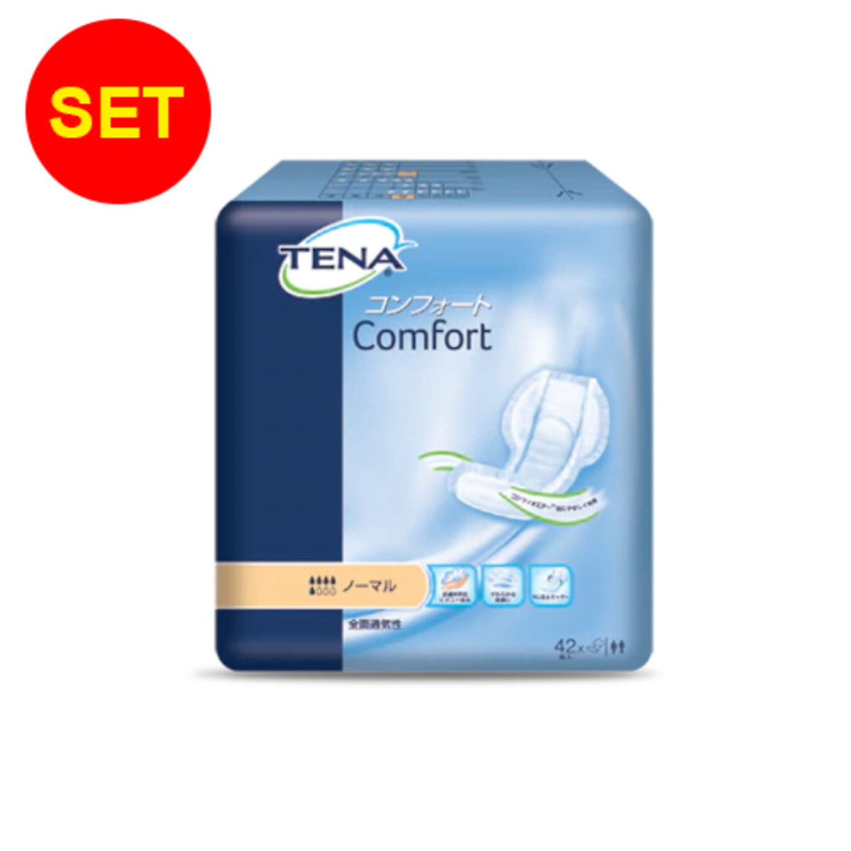 TENAコンフォート ノーマル（3袋入） | 介護用品 おむつ パッド｜楽