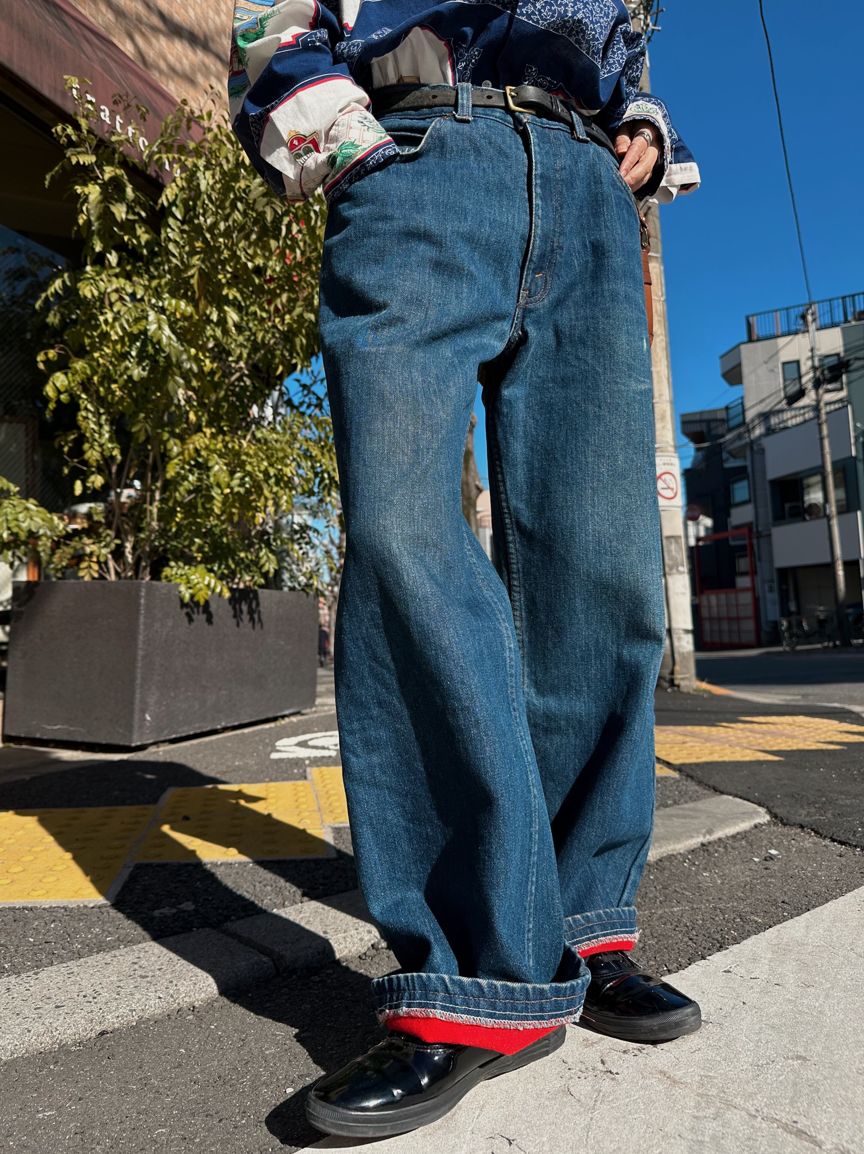 (PT467)70's Levi's 517 with Liner made in USA