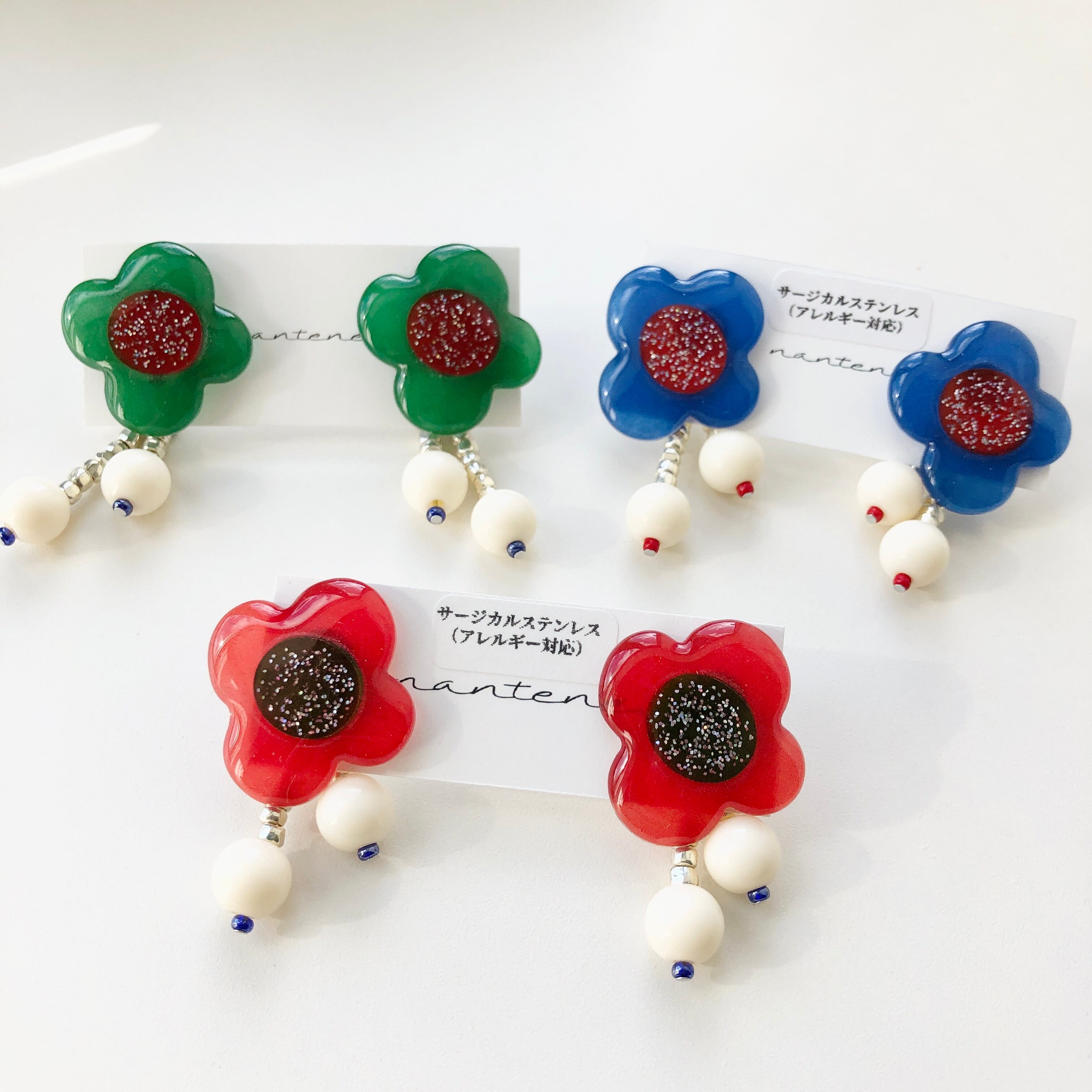 『poison flower』 ピアス/イヤリング