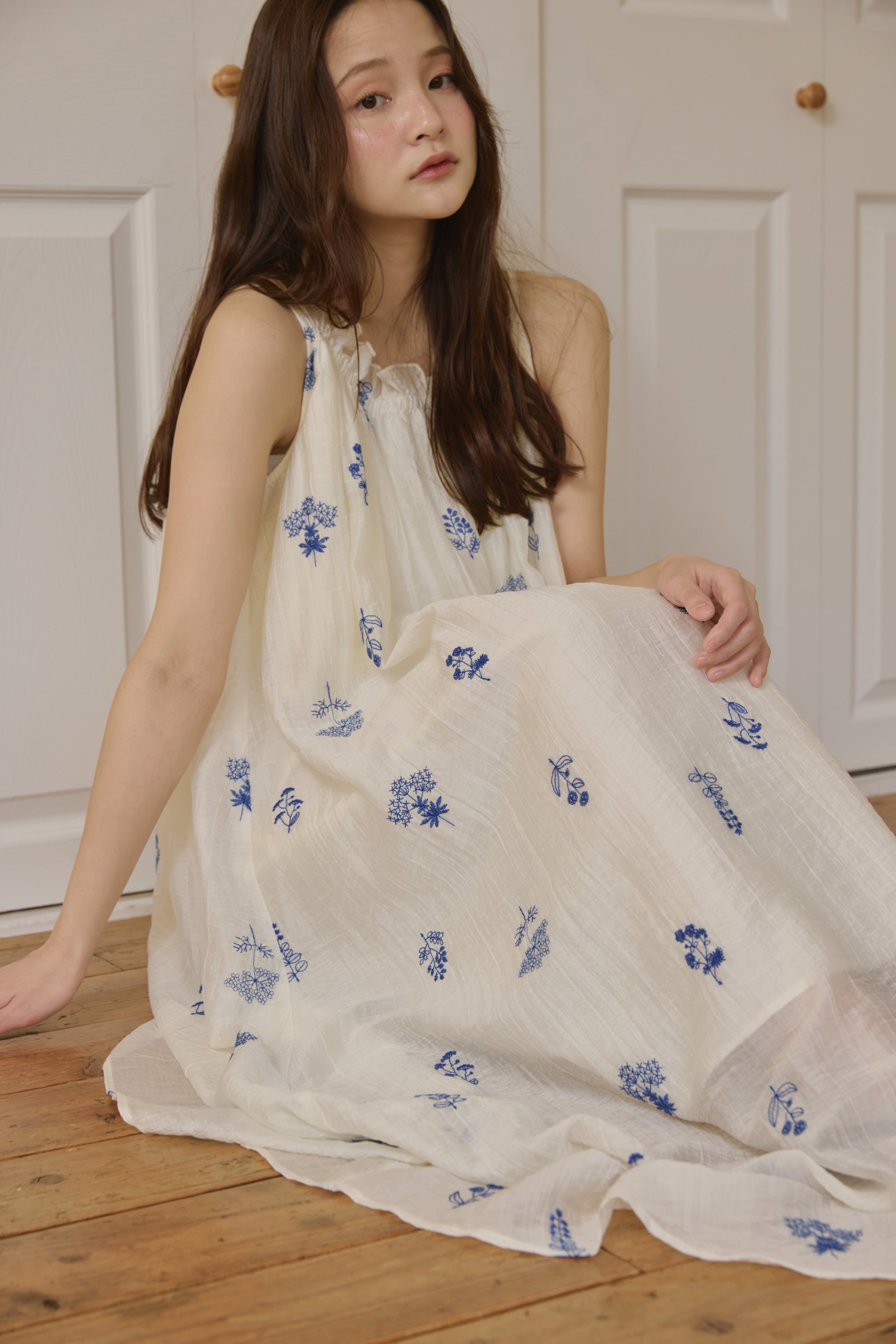 【Alumu.】bloom gather one piece 新品タグ付き AM650506 bloom gather one piece【Restock】 | Alumu.