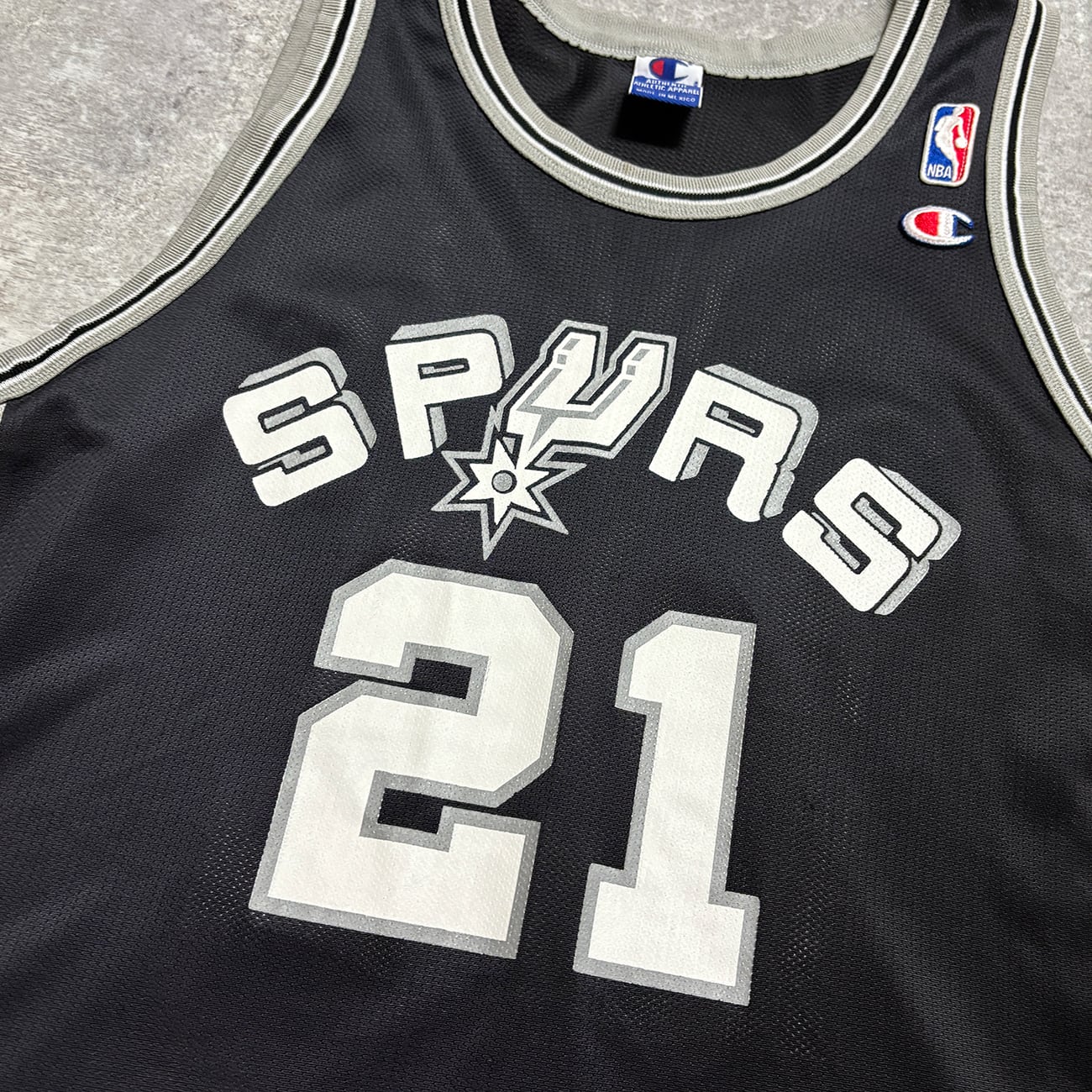 Tim Duncan 【San Antonio Spurs】 Game Shirt. Champion | am3:41