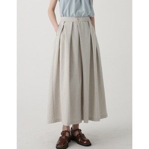 low card striped culottes