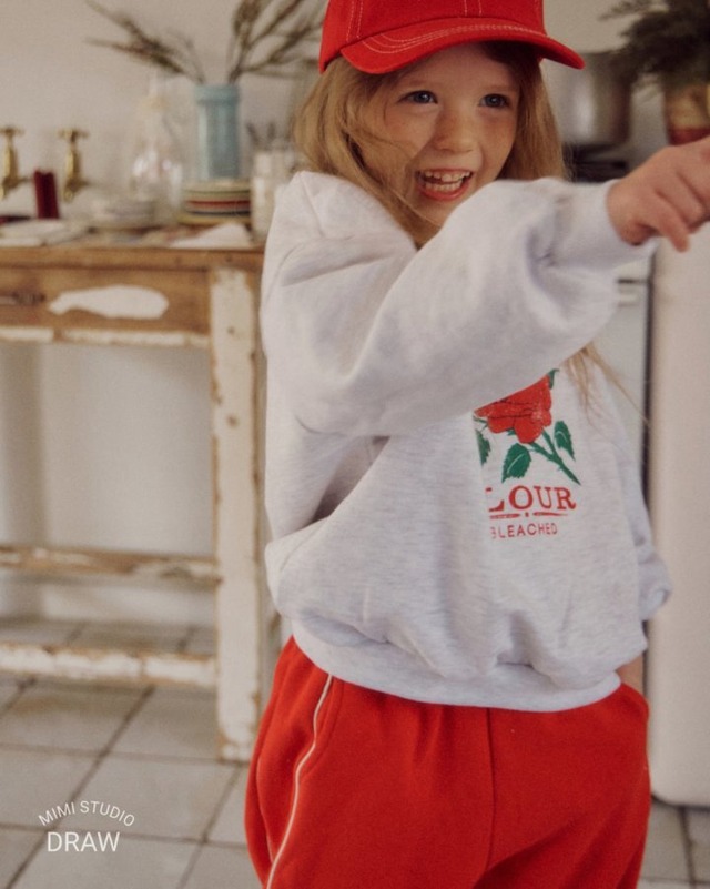 《送料無料》予約:ローズトレーナー【BYMIMI】※ジュニアサイズ