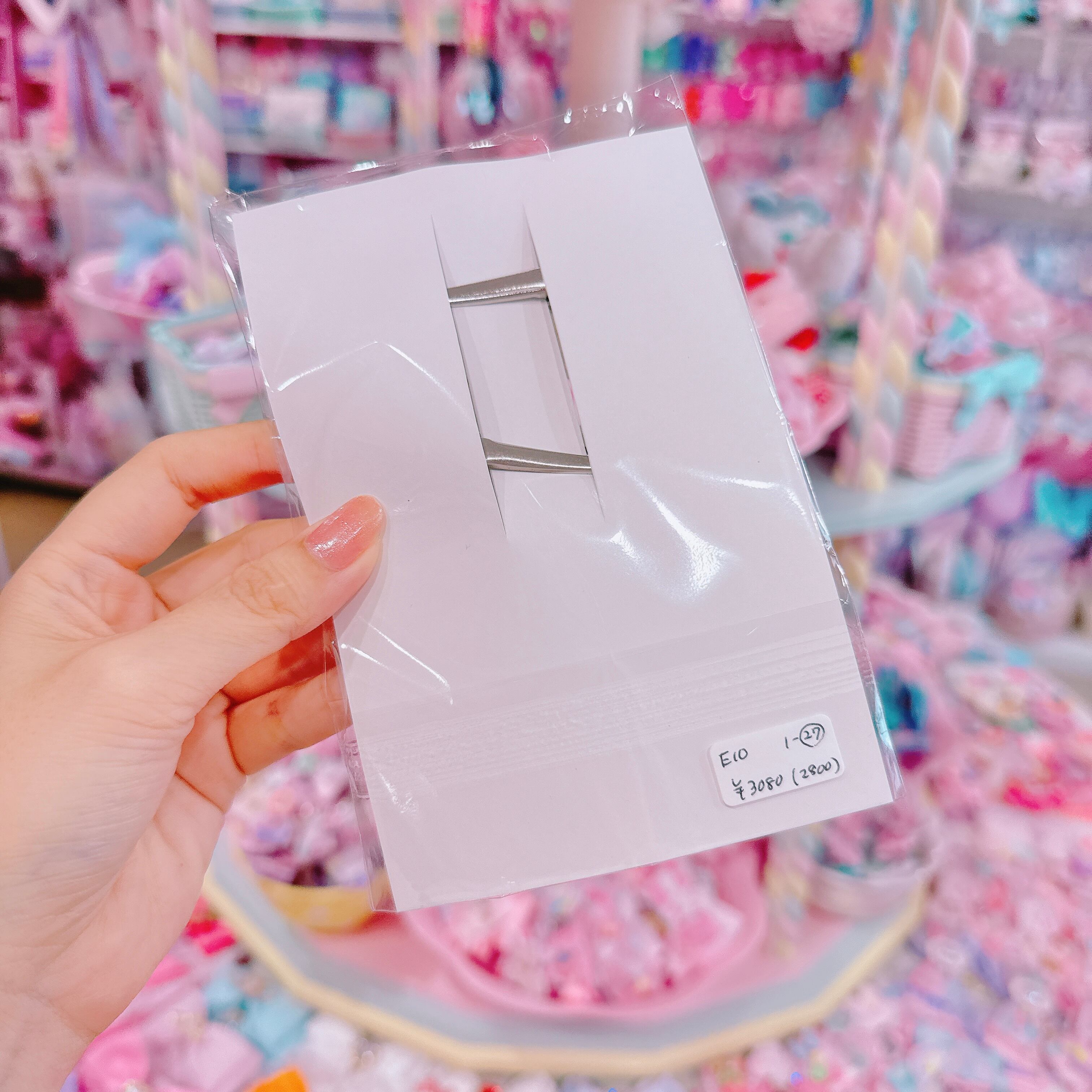 【E10】1-27ツインヘアクリップ