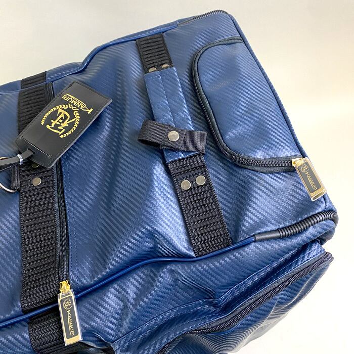 剣道 防具袋 松勘 冠 キャリーバッグ DF-70K ネーム刺繍付 | 春日武道具