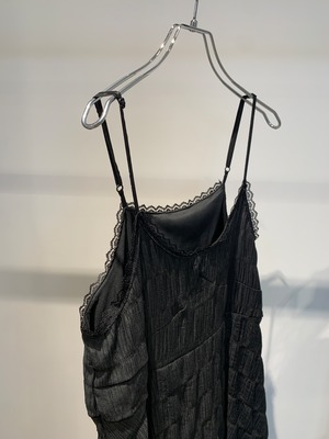 lace tiered camisole dress