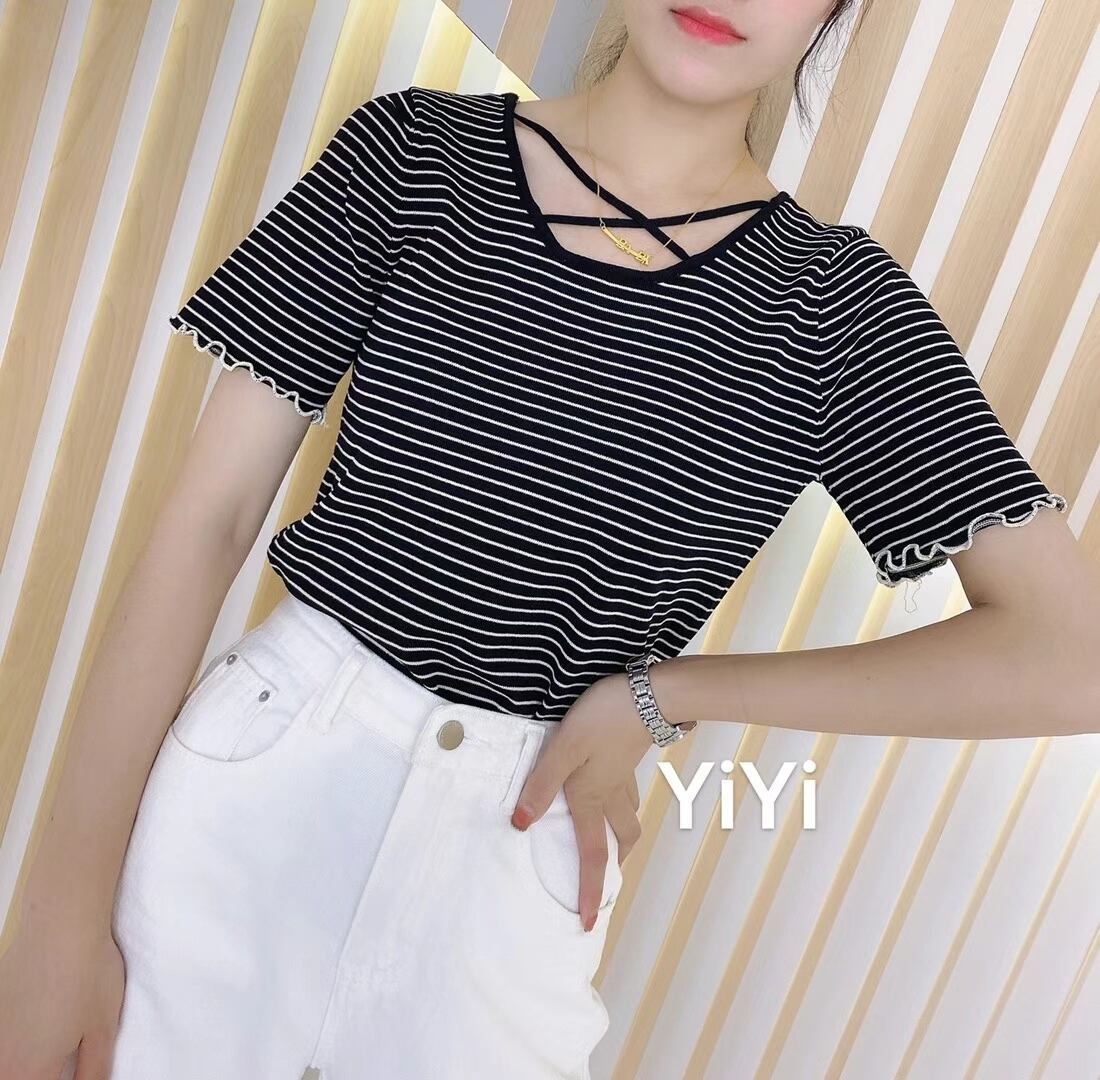 2way クロスストラップデザイントップス AJ111-067-1