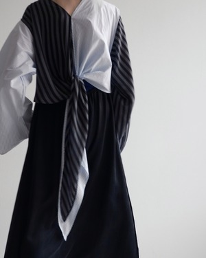 MM6 Maison Margiela　STRIPE PANEL DRESS