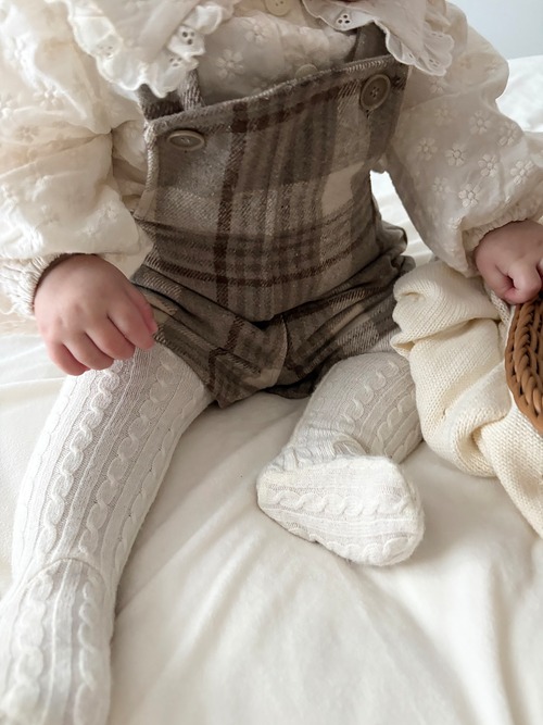 即納____sweet rompers beige