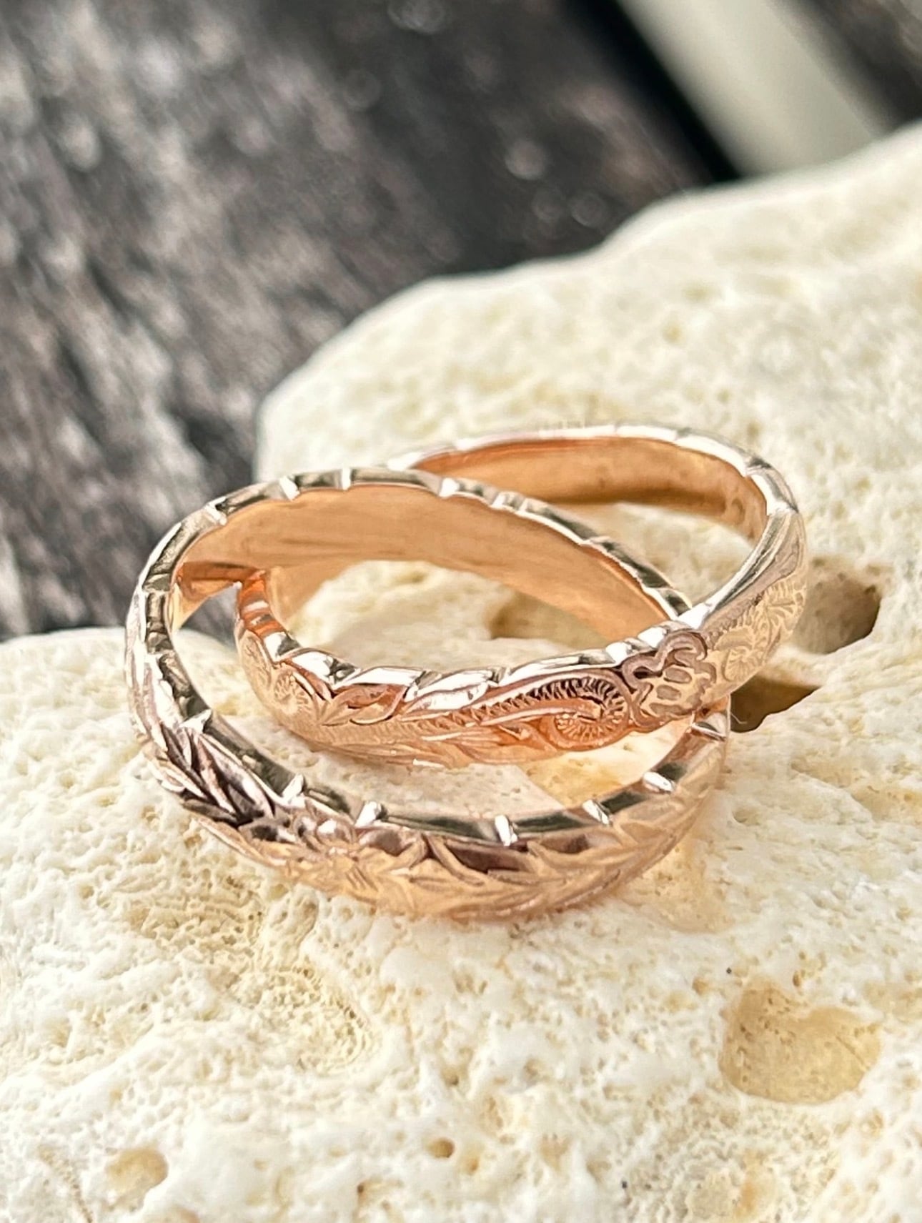 9th anniversary double ring ～pinkgold～￥14,000+tax